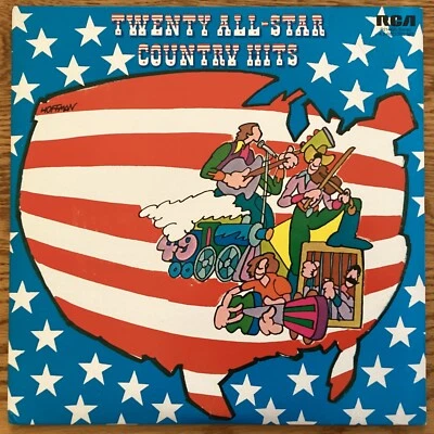“Twenty All-Star Country Hits" 33 1/3 rpm 2-LP set w/ Willie Nelson, Chet Atkins - Image 1 of 4