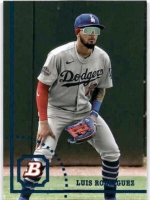 LUIS RODRIGUEZ 2022 Bowman Heritage Paper Prospect #BHP-70 Los Angeles Dodgers - Image 1 of 2