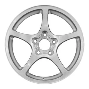 Chevrolet Corvette 2000-2003 18" Factory OEM Rear Wheel Rim Silver 9593800 - Picture 1 of 1