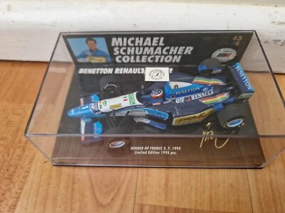 MINICHAMPS 1/43 BENETTON RENAULT B195 MICHAEL SCHUMACHER FRANCE GP WINNER 1995 - Image 1 of 3