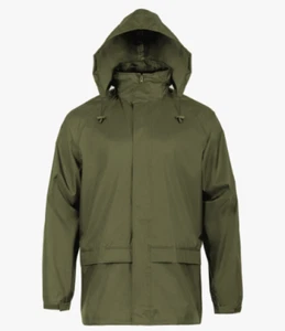 Highlander Stormguard Jacket Olive WJ055 Men's Waterproof Lightweight Outdoor - Picture 1 of 5
