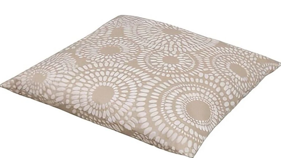 Kissenhülle 40 x 40 cm Kissenbezug Dekokissen Sofakissen Beige - Bild 1 von 1