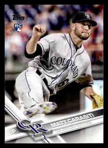 2017 Topps - #318 Matt Carasiti RC - Colorado Rockies - Picture 1 of 2