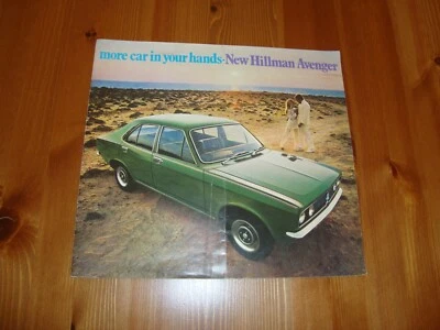 *Hillman Avenger 1970 GL Super DL 1250 1500 Car Sales Brochure - Image 1 of 4