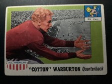 1955 TOPPS ALL AMERICAN FOOTBALL CARD IRVINE COTTON WARBURTON #81