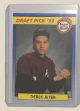 1992 Front Row Draft Picks Derek Jeter #55 Yankees MLB Rookie Card RC
