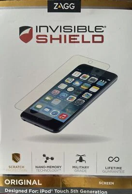 ZAGG Authentic Clear Tough Glass Screen Protector For iPhone 5/5S/5C NIB - Image 1 of 2
