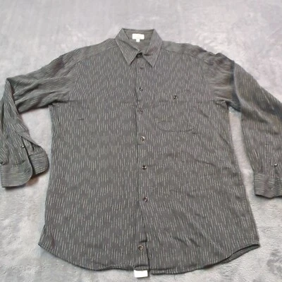 Zanella Italy Mens Button Up Shirt Long Sleeves Sz L 100% Cotton Multicolor - Image 1 of 4