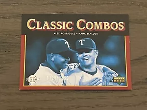 2004 Upper Deck Play Ball Combos Alex Rodriguez Hank Blaylock #171 /1999 - Picture 1 of 2