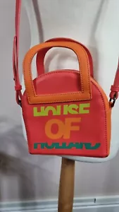 Bolso Bandolera House Of Holland Rosa Naranja Logo - Imagen 1 de 5