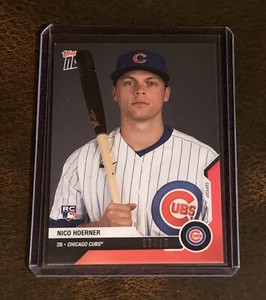 2020 TOPPS NOW #OD-305 NICO HOERNER (RC) 7/10 RED PARALLEL ROAD TO OPENING DAY