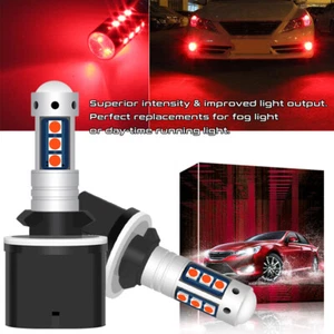 2Pcs 880 LED Fog Light Lamp Bulbs DRL Bright Red High Power 890 892 893 899 - Picture 1 of 6