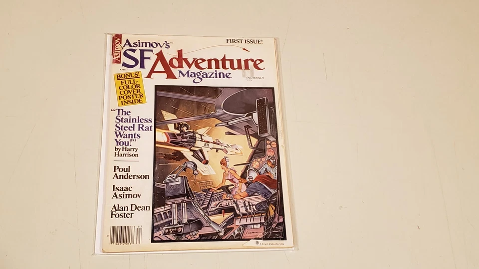 ASIMOV'S S.F. ADVENTURE MAGAZINE FIRST ISSUE, FALL 1978   +DM+ Foto 1 de 1