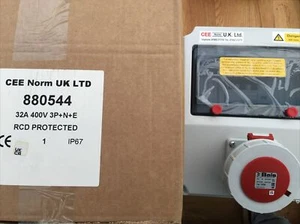 Cee 880544 Combination Unit IP67 3P+N+E  RCD Protected - New In Box - Picture 1 of 6