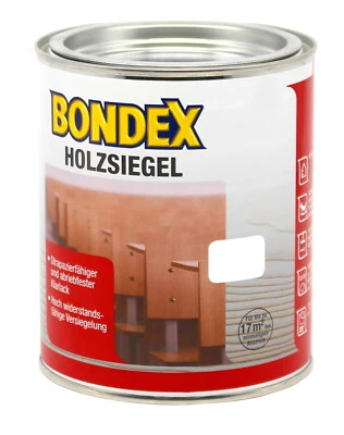 Bondex Holzsiegel Klarlack 0,75L Glanzgradwahl Holz Siegel Kork innen - Bild 1 von 4