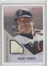 2002 Bowman Heritage Relics Barry Bonds #BH-BB