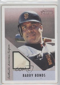 2002 Bowman Heritage Relics Barry Bonds #BH-BB