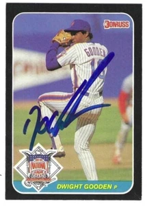 Signed DWIGHT "DOC" GOODEN Mets 1987 DONRUSS Action AS Card # 18 w/Show Ticket - Picture 1 of 1