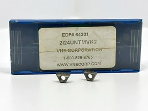 Nuevos insertos de roscado de carburo VNE 2I24UNTMVK2 64201 2 piezas - Imagen 1 de 2