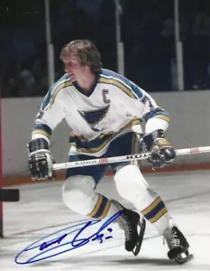 Signed 8x10 GARRY UNGER St. Louis Blues Autographed Photo - w/ COA - Picture 1 of 1