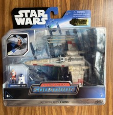Star Wars Micro Galaxy Squadron X-Wing Luke Skywalker - Véhicule 12,7 Cm Avec Figurines Luke & R2-D2
