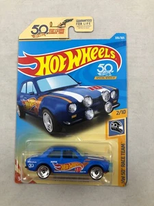 Hot Wheels 2018 '70 Ford Escort HW 50th Race Team 2/10 Special Wheels - Picture 1 of 1