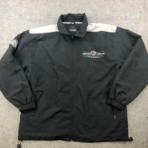 Matco Tools Jacket Mens XL Black Windbreaker Full Zip Up Hiking Outdoors Work - Picture 1 of 14