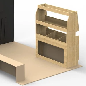 Transit Custom Van Racking over wheel arch Ply Shelving 2013 to 23 SWB LWB WR73 - Picture 1 of 14