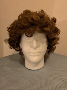 Vtg Auburn Curly '80s Style Kanekalon Wig Made In Korea - Picture 1 of 6
