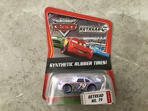 DISNEY CARS - RETREAD No.79 SYNTHETIC RUBBER TIRES MATTEL SEALED - Picture 1 of 3
