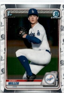2020 Bowman Draft Baseball Chrome Bobby Miller #BD-38