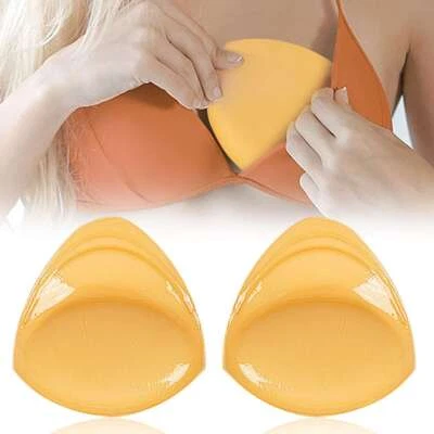 Double Sided Sticky Bra Inserts Reusable Push Up Lift Self Adhesive Bra Pads - Image 1 of 4