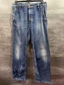 Vintage Diesel Pheyo Men's Baggy Jeans Size W34 L32 - Picture 1 of 24