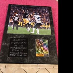 Kenny Pickett Pittsburgh Steelers Rookie plaque - New Lower Pricing!!
