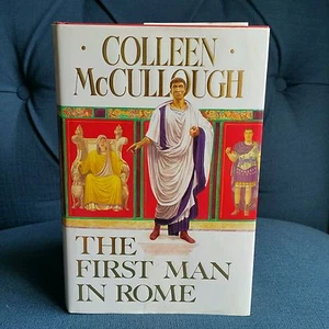 *1st Edition, 1st Print* U.K version, First Man in Rome, Colleen McCullough MINT - Foto 1 di 11