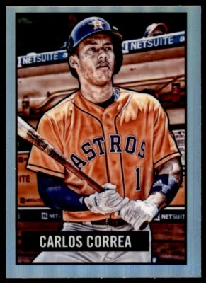 2017 Bowman 1951 Chrome #11 Carlos Correa Houston Astros - Image 1 of 2