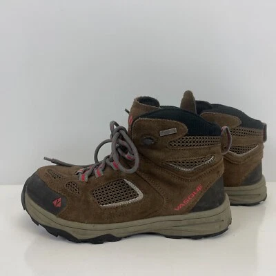 Vasque Breeze III Waterproof Hiking Shoes Leather Brown Kids Size 4 - Image 1 of 4