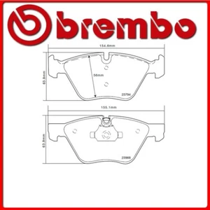 07.B314.34#104 PASTIGLIE FRENO ANTERIORE SPORTIVE BREMBO SPORT BMW X1 (E84) xDri - Foto 1 di 1