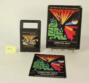 Vintage Odyssey 2 Boxed Game Computer Golf! #2 - Picture 1 of 3