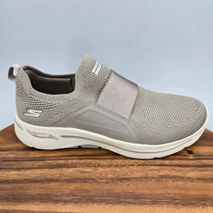 Scarpe da passeggio Skechers Go Walk Arch Fit da donna 8,5 tortora sportive - Foto 1 di 8