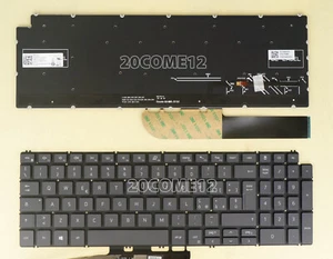 New For DELL Vostro 3500 3501 7500 Keyboard Backlit Italian Tastiera IT no frame - Picture 1 of 3