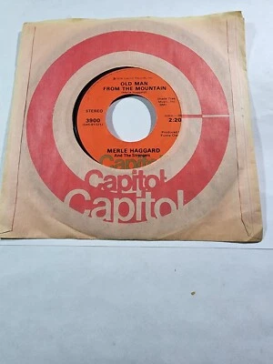 MERLE HAGGARD – OLD MAN FROM THE MOUNTAIN 7" Capitol VG+ F41 - Image 1 of 2
