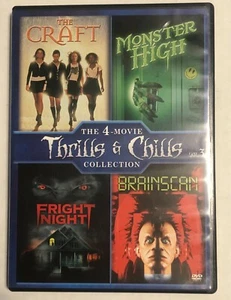 The Craft/Monster High/Fright Night/Brainscan (2013) DVD 4-Disc Set rare oop - Picture 1 of 2