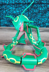 Figura Coleccionista Articulada Pokemon Rayquaza 2021 Jazwares Verde 6" - Imagen 1 de 8