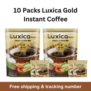 10x Luxica Gold Mezcla de café instantáneo 35 en 1 hierbas sin azúcar Dieta Bebida Salud - Imagen 1 de 14
