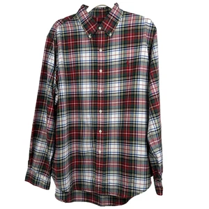Vintage Polo Ralph Lauren The Big Oxford Shirt Men's XL Plaid Button Up Y2K - Picture 1 of 7