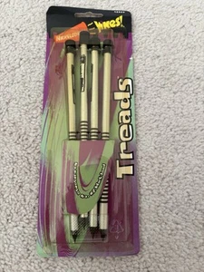 4 Vintage Yikes! Treads Pencils RARE Grip Nickelodeon 1997 - Picture 1 of 6