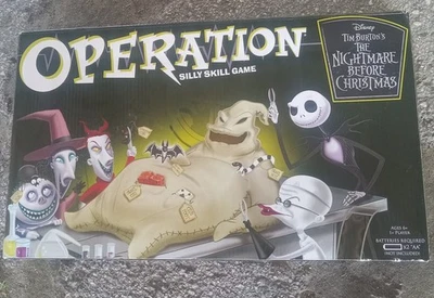 Disney Pesadilla Antes de Navidad Operación Silly Juego de Habilidad - Usado Foto 1 de 3