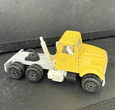 1980s Yellow Camion Scania Majorette Series 3000 Semi Truck 1/43 Scale France - Image 1 of 4