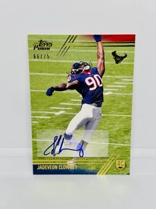 2014 Topps Prime JADEVEON CLOWNEY Rookie Bronze Auto /75 Houston Texans RC #140 - Picture 1 of 2